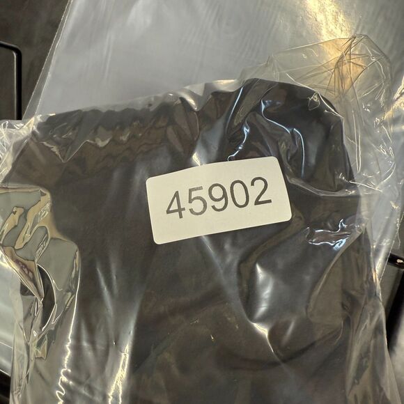 New Unbranded Shirt Men 2XL Black Button Up Collared Long Sleeve Regular Fit - Picture 8 of 8